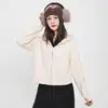 Moletom corta-vento cor de cacau jaqueta casual esportiva com zíper completo moda outono e inverno moletom com capuz quente à prova de vento