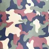 Procesamiento y Personalización de Tela de Poliéster Tafetán Estampada Impermeable Recubierta de Plata Camuflada de 190t para Cortinas, Tiendas de Campaña, Delantales, Ropa, Tafetán de Poliéster