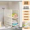 Caixa Suporte para Filme Plástico Empilhável Prateleira em Camadas para Armário Armários Profundos Cozinha Conjunto de Sacos Plásticos Artefato de Armazenamento