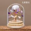 Árbol del Dinero de Grava de Cristal Natural Cubierta de Polvo de Vidrio Árbol de Cristal Hecho a Mano Creativo Árbol de la Vida de Cristal Decoración para el Hogar