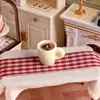 Mini dijes de taza de café de resina estilo retro de sanación, accesorios decorativos DIY hechos a mano, escenografía de caja sorpresa, decoración de fondo