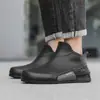 Botas de Lluvia de Caña Corta de Moda Transfronterizas para Hombre Todo Partido Ropa Exterior Zapatos de Agua para Pareja Antideslizantes Zapatos de Goma para Cocina Impermeables Zapatos para Lavar el Coche Mujer