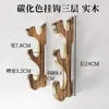 Suporte de Espada e Espada de Madeira Maciça, Removível, Montado na Parede, Adesivo Sem Prego, Gancho de Espada Ajustável Montado na Parede, Suporte para Flauta e Pipa, Suporte de Exibição para Artesanato