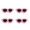 10 Accesorios Redondos de Acrílico para Gafas Preparación de Juguetes de Peluche Hechos a Mano Muñeca Decoraciones Faciales Material