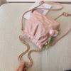 Bolso de Hombro Simple Color Sólido Estilo Coreano para Mujer Verano 2025 Nuevo de Moda Nicho Ins Bolso Cruzado Bolso Cubo para Mujer