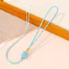 Nudo cuadrado asa cuerda multicolor estilo chino hecho a mano tejido cordón brocado Song natural cáscara de fruta colgante diy cordón estilo chino