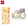 Deli Papelería Cinta Transparente Cinta Pequeña 1.2cm Estudiante Oficina Cinta Desgarrable a Mano 1.8cm Cinta Estrecha Venta al por Mayor