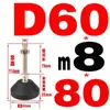 Copo de Pé Universal de Nylon Parafuso de Pé Ajustável Pé de Suporte Ajustável M16 Almofada de Pé Ajustável