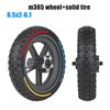 Accesorios para patinete eléctrico m365, resistentes al desgaste, con amortiguación de impactos, neumáticos sólidos de color, buje de rueda de 8,5 x 2, disponible en stock, venta directa al por mayor.