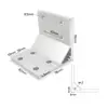 Asiento de Esquina de Perfil de Aluminio 20 30 40 45 60 80 Estándar Europeo Estándar Nacional Ángulo Recto de 90 Grados Extrusión Código de Esquina Conector