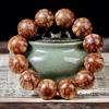 Pulsera de Madera Flor de Ciruelo Hueso en Hueso, Vid Barba de Dragón, Juguete Cultural para Hombres y Mujeres, Accesorios de Cadena de Cuentas Budistas, Círculo Único 15/18/20mm
