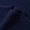 Suéter de Cashmere Baicaifeng 2025 Outono e Inverno para Bebê, Suéter Masculino de Gola Alta Meia Espessura, Casual de Negócios em Cashmere