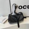 Bolsa de Viaje Corta de Moda para Mujer Bolsa Deportiva Impermeable de Tela Oxford Bolsa de Hombro Cruzada de Gran Capacidad Bolsa Cilíndrica Casual