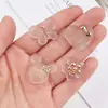 Pegatinas Planas de Flor de Acrílico con Puntos Transparentes, Mariposa, para Decoración de Fundas de Teléfono Hechas a Mano, Pasadores, Joyería
