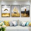 Pintura decorativa de sala de estar de fábrica estilo nórdico mural de parede de fundo de sofá quarto minimalista moderno sala de jantar pintura de parede pintura para pendurar