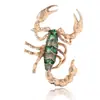 AliExpress Promoção Imperdível Nova Personalidade Europeia e Americana Criativa Nova Broche de Escorpião com Gotejamento de Óleo Broche de Animal