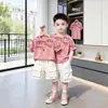 Conjunto de Manga Corta para Niños 2026 Nueva Moda Trendy Bebé Celebridad de Internet Marca de Moda Ropa para Niños Genial y Elegante Verano 7