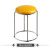 Taburete redondo grueso Taburete sólido Taburete de madera maciza Taburete de almacenamiento Taburete moderno para cambiar zapatos Taburete de hierro Taburete redondo de hierro Taburete grueso reforzado