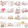 50 stickers de cuenta manual al por mayor transfronterizos de Amazon conejo feliz lindo caricatura original diy stickers para teléfono móvil