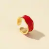 Anillo Cruzado Trenzado Retro Estilo Ins Nicho Estilo Coreano para Mujer, Simple y Exquisito, Anillo Abierto Ajustable Versátil
