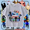 Nueva camiseta de manga corta para niños del juego de Roblox Animal Hospital, top moderno