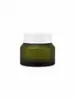 Garrafa Cilíndrica de Boca Larga com Ombro Inclinado 15g 30g 50g Popular Tendência Embalagem Cosmética Garrafa de Creme para Skincare Garrafa Recarregável