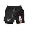 2024 Amazon comercio electrónico transfronterizo verano pantalones cortos Dragon Ball impresión digital 3D para hombre y mujer doble pantalón de playa