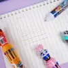 Nuevo Bolígrafo Manual de 10 Colores de Zootopia Dibujo Animado Bolígrafo de Bola Multifuncional Multicolor Bolígrafo Marcador para Estudiantes