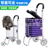 Venta Directa de Fábrica Carrito de Compras Jialai Barra de Tiro Carrito para Subir Escaleras para Personas Mayores Se Puede Sentar Plegable Carrito de Remolque Doméstico