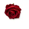 Cabezas de flores de rosa de terciopelo con pétalos en capas, textura realista, disponibles en múltiples colores, adecuadas para decoraciones de bodas, ramos DIY y decoración del hogar.