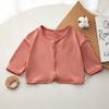 Chengbao - Ropa de verano para bebés, top fino para niños y niñas, abrigo modal de color liso, cárdigan de verano para bebés