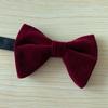 Otoño e Invierno Nuevo Fotografía Boda Novio Pajarita Moda Masculina Popular Forma de Cuerno de Vaca Hecho a Mano Pajarita Ancha