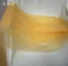 Caramelo Naranja Hoja de Arce Amarillo Caqui Malla Suave Vestido de Novia Vestido Falda Tela Malla Transparente Fondo