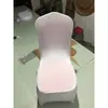 Funda de silla universal elástica, funda de silla de una pieza engrosada para restaurantes, bodas, hoteles, banquetes, funda de silla blanca, funda de silla elástica