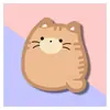 Clip de Plástico Doble Cara de Acrílico de Gatito Lindo de Dibujos Animados Anime Clip Decorativo para Diario de Gato Lindo Carpeta de Archivos de Oficina