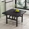 Mesa baja plegable para comer, uso en casa, mesa de dormitorio, mesa plegable simple para montar puestos, mesa cuadrada plegable para barbacoas al aire libre