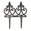 Tampão de ferro fundido para jardim Jardim Jardim gramado horta cerca plugue decorativo vintage para jardim plugue para grama