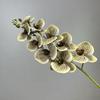 Galho Grande Clássico 9 Cabeças Silicone Algodão Impressão 3D Phalaenopsis Flor Artificial Flor Falsa Fotografia de Casamento Decoração de Casa Flor