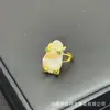 Anillo Nuevo Estilo con Perla Barroca Natural Incrustada, Moderno y Único, Joyería Estilo Lujo Ligero Europeo y Americano, Apertura Ajustable