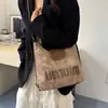 Bolso de Hombro de Nicho para Mujer, Gran Capacidad, Nuevo 2025 Versión Coreana, Bolso de Mano de Alto Valor para Estudiante Universitario, Bolsa de Clase para Mujer
