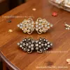 Clips Retro Europeos y Americanos para Suéter para Mujer, Hebillas de Bufanda de Seda Incrustadas de Diamantes, Clips para Bufanda Fijos Anti-Exposición, Clips para Chal, Accesorios de Aleación