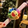 Pulseira de Argola de Pelúcia Desenho Animado para Ano Novo, Fofo Presente de Feriado para Crianças, Doce Boneca de Pulso para Meninas