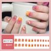 Unhas postiças estampadas curtas, médias e longas direto da fábrica, usando armadura, produtos acabados embalados, atacado para amostras de mapa, podem ser personalizadas