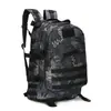 Mochila Táctica Camuflaje 3D para Exteriores Impermeable y Resistente al Desgaste Deportes al Aire Libre Senderismo Viaje Mochila de Montañismo de 40 Litros