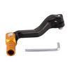 Huayang Bosol Guizun Máquina de Pizarra Cb250 Motocicleta Todoterreno Modificada Palanca de Cambios de Aleación de Aluminio Varilla Negra Cabeza Dorada