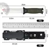 Faca de Exterior, Faca de Alta Dureza, Faca Reta de Autodefesa para Camping, Faca Reta Afiada para Sobrevivência na Natureza, Faca Tática, Faca de Sobrevivência Portátil