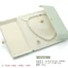 Caja de Regalo de Tres Piezas Doradas para Boda Caja para Collar de Perlas de Doble Apertura Caja de Regalo para el Día de la Madre Collar con Anillo de Perlas Pendientes