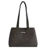 Bolso grande estilo universitario para mujer 2025 nueva moda versátil de un solo hombro simple para clase y desplazamientos bolso tote