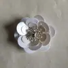 Pegatinas de Flor de Lentejuelas Decorativas para Tela, Accesorios de Cuentas, Bolsos, Zapatos y Sombreros, Cuentas Sueltas, Parches para Ropa, Calcomanías, Hecho a Mano para DIY