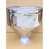 Máquina injetora funil de aço inoxidável funil quadrado funil redondo base do funil máquina de sucção assento de conversão do funil de alimentação base quadrada tubo inclinado